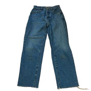 PacSun Button Fly, High Rise Straight Jeans, 100% cotton denim, 23